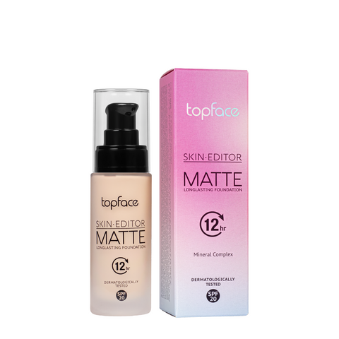 Тональна основа матуюча Topface Skin Editor Matte SPF20 PT465 № 01 PT465 фото