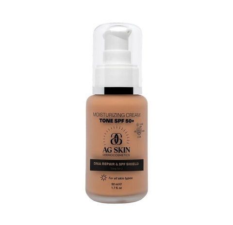 Зволожуючий крем з тоном SPF 50+ тон №2 AG Skin Moisturising Cream Tone SPF 50+ Tone №2 50 мл AG012 фото