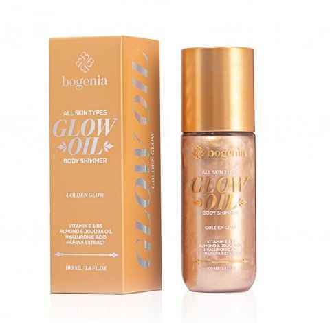 Олія-шимер для тіла Bogenia Glow Oil Body Shimmer Golden Glow 100 мл BG462(005) фото