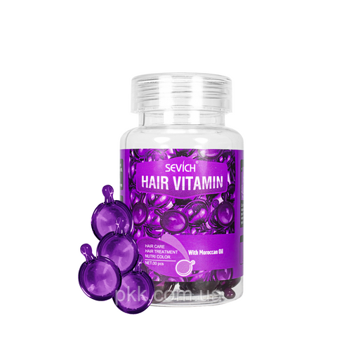 Вітаміни для пошкодженого та фарбованого волосся Sevich Hair Vitamin With Morocan Oil, 30 шт Sevich7892 фото