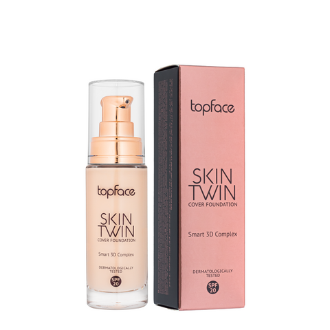 Тональна основа TopFace Skin Twin Cover Foundation SPF20 № 01 PT464 фото