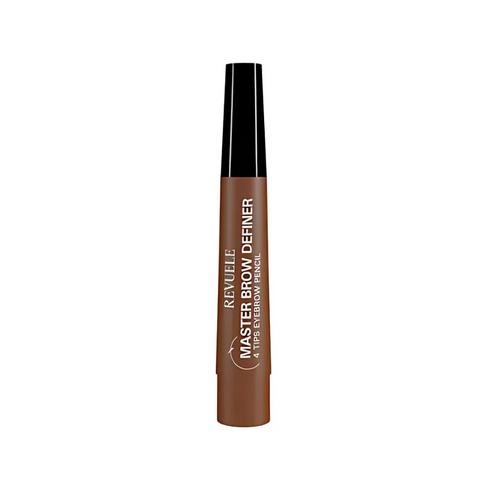Маркер для брів з ефектом мікроблейдингу Revuele 4 Tips Eyebrow Pencil Світло-коричневий 5060565107267 фото