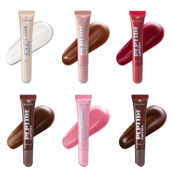Набір бальзамів для губ Bogenia BG713 Peptide Lip Tint 18+6 шт з підставкою BG713S фото