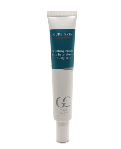 Заспокийливий крем для жирної шкіри з бета глюканом Cure Skin Soothing cream with Beta-Glucan for Oily Skin 50 мл 542662770 фото