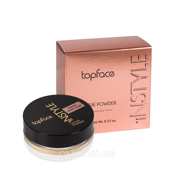 Пудра для обличчя розсипчаста TopFace INSTYLE Perfective Loose РТ255, 104 Пісочний беж PT255 фото