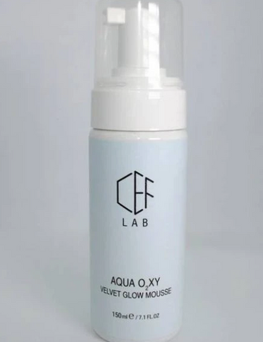 Шовковий антиоксидантний мус CEF Lab Aqua O₂XY Velvet Glow Mousse 150 мл 610122338 фото