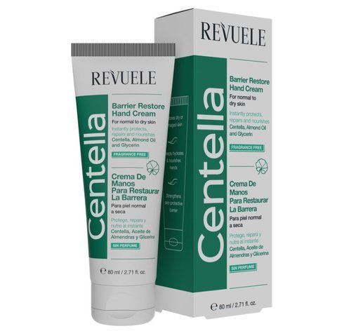 Крем-бар'єр для рук Revuele Centella Barrier Restore Hand Cream, що відновлює, 80 мл 5060565108660 фото