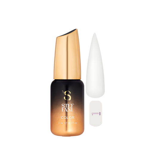Гель-лак для нігтів Steffani Gel Polish Color 9 мл, 01 Білий SGP09 фото