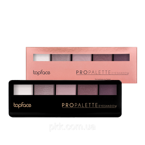 Палітра тіней для повік 5 кольорів Тopface Pro Palette, № 05 PT501 фото