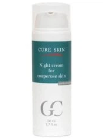 М'який нічний крем для чутливої куперозної шкіри заспокійливий &laquo;CURE SKIN 230 мл   595096825 фото